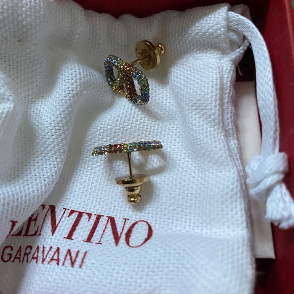 VALENTINO authentic rainbow unisex earrings - Picture 7 of 9